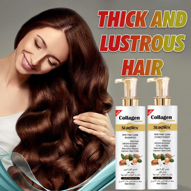 Argan Oil Anti-dandruff Shampoo Conditioner Anti-hair Loss Occurrence Long Oil Control Repair Damaged Rough Hair 550ml -