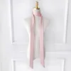 Delicate Long Hair Scarf Favor Silk Headband Hair Wrap Solid Color Elegant Ribbon Party Scrunchies