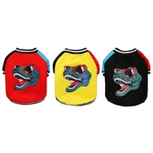 

Winter Pet Dog Warm Clothes Fashion Dinosaur Hoodie Patchwork French Bulldog Dachshund Schnauzer Pug Pet Dog Waterproof Raincoat