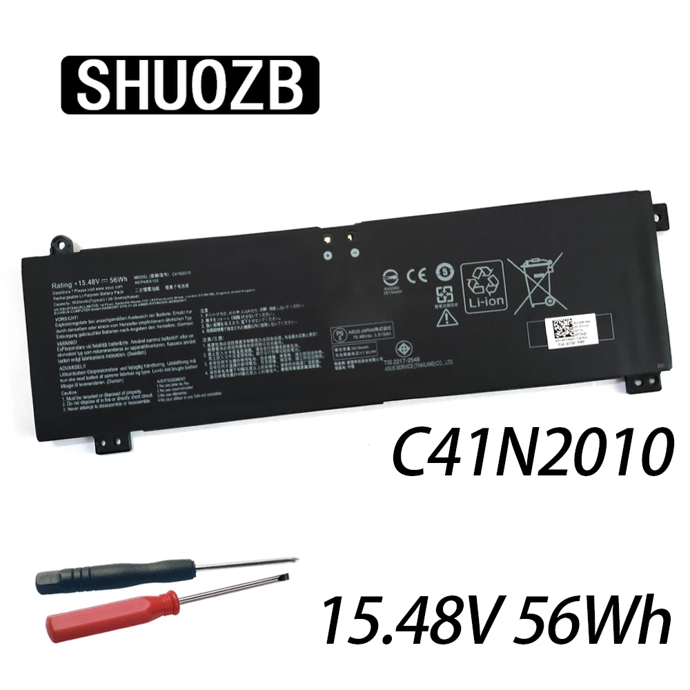 Batteria Per Laptop Shuozb C41N2010 Per Asus Rog Strix G15 G513Ic G513Ih G513Qc G513Qe Rog Strix G17 G713Qe Muslimate 15.48V