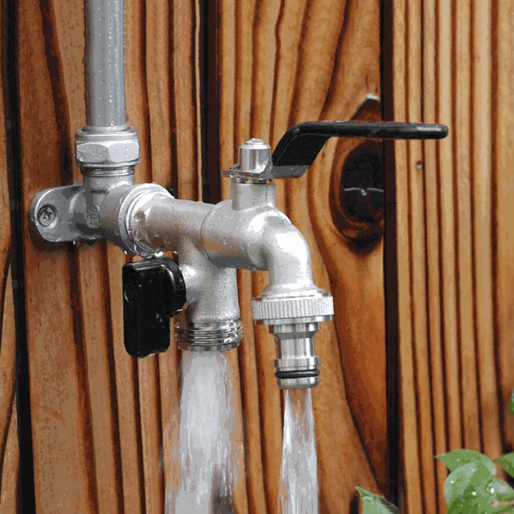 DualControlFaucetDoubleValvesWaterTap3412InchUniversal