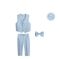 Blue vest pants