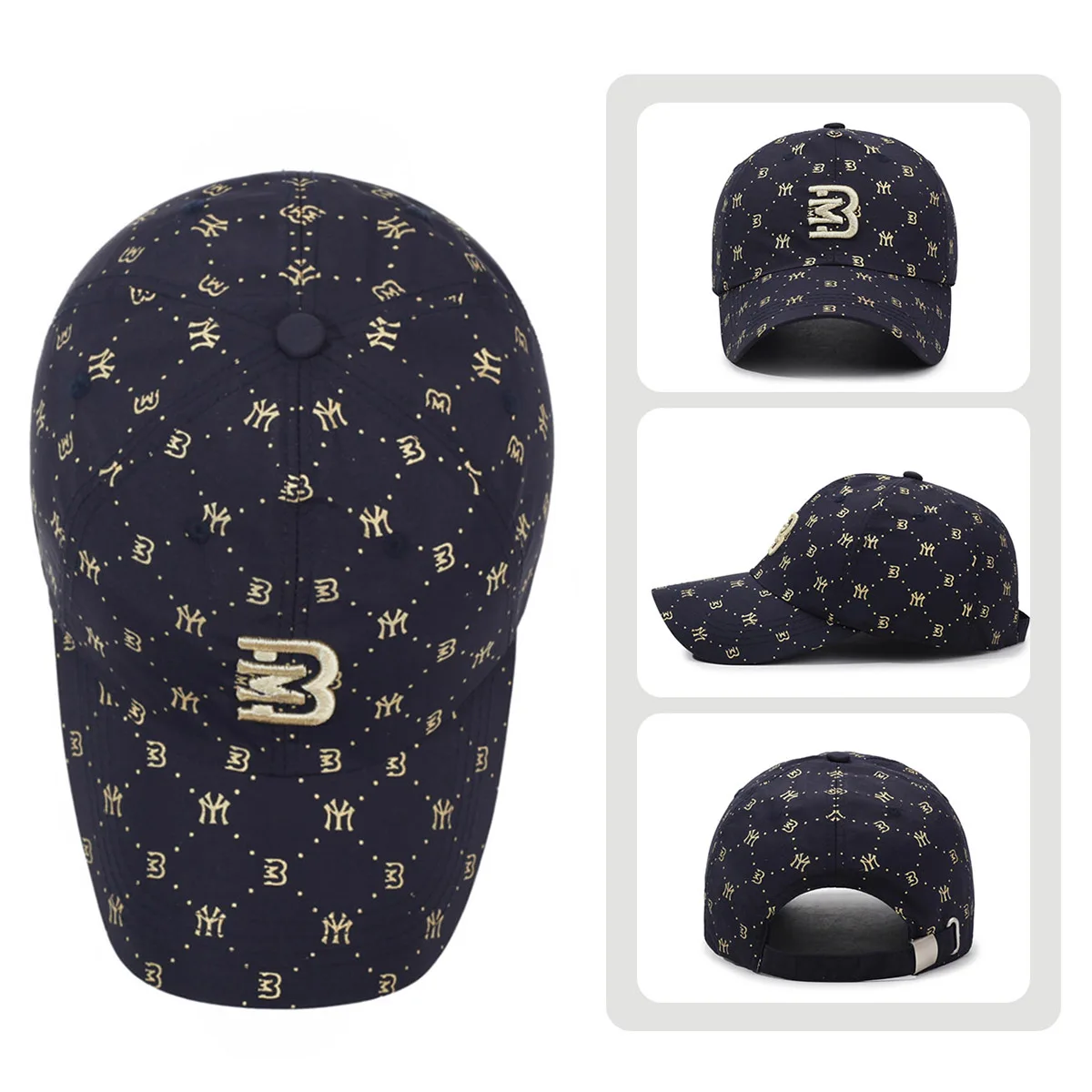 Hat Men's Spring and Summer Breathable and Quick-Drying Cap Outdoor Sunscreen Sun Net Hat Mountaineering Fishing Baseball Cap