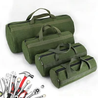 Pochette en toile épaisse, boîte à outils Portable, organisateur multifonctionnel, clé de matériel d'instruments, sac à main de vaisselle 1