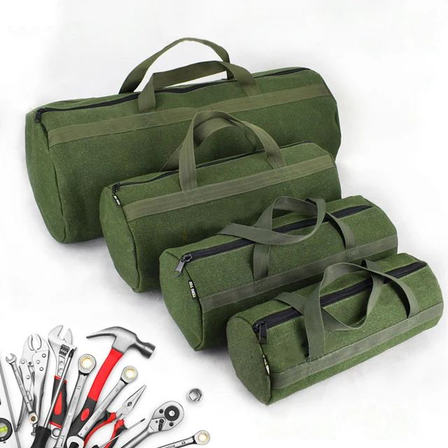 Pochette en toile épaisse, boîte à outils Portable, organisateur multifonctionnel, clé de matériel d'instruments, sac à main de vaisselle 1