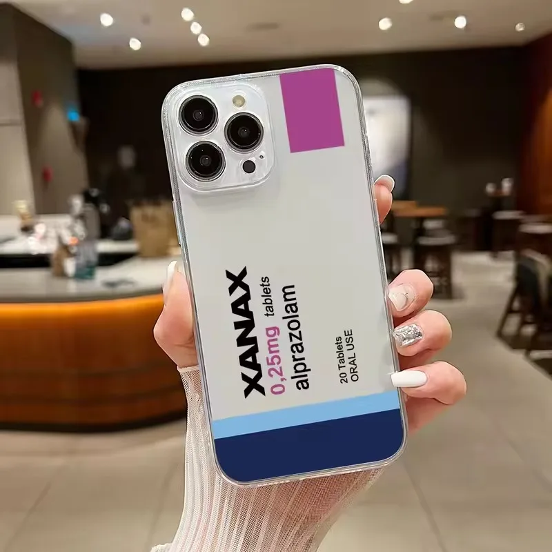 Chill Pill Shockproof Transparent Phone Case - Funny Design