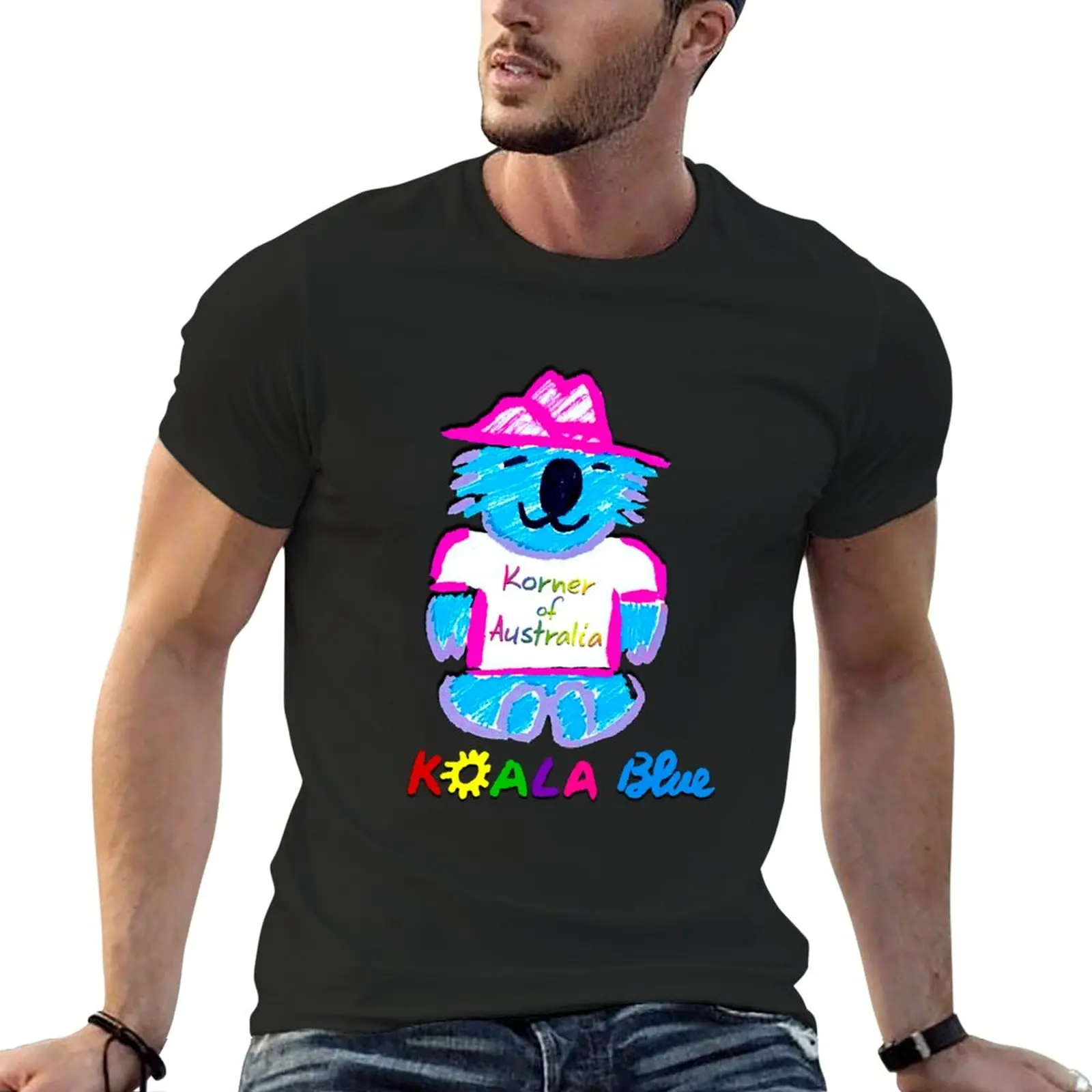 

New Olivia Newton-John - Koala Blue T-Shirt vintage t shirt cute clothes boys t shirts men workout shirt