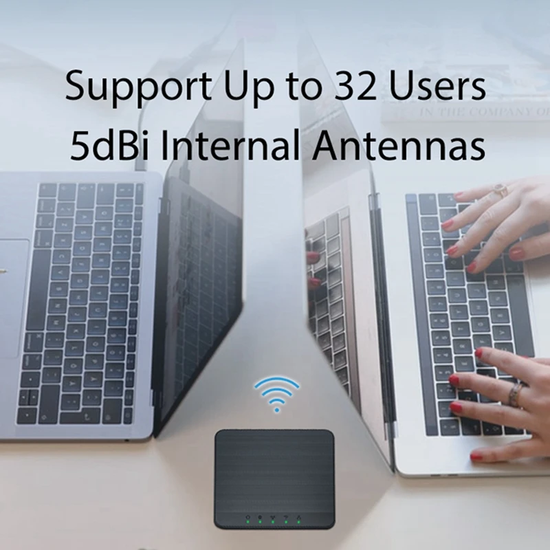 SIM 카드 슬롯 인터넷 라우터 잠금 해제 모바일 핫스팟 모뎀, 와이파이 타입 포트, 300Mbps 무선 랜, 4G LTE 인터넷 라우터