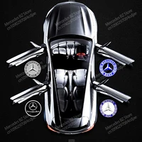 2PCS LED Car Door HD Laser Projector Lights Door Welcome Lamp Mercedes Benz Amg A C E GLC GLA GLE W205 W212 W213 X253 X156 W166 6