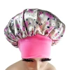 New Satin Bonnet Silk Night Sleeping Cap For Women Curly Braid Hair Multi Style Printing 3