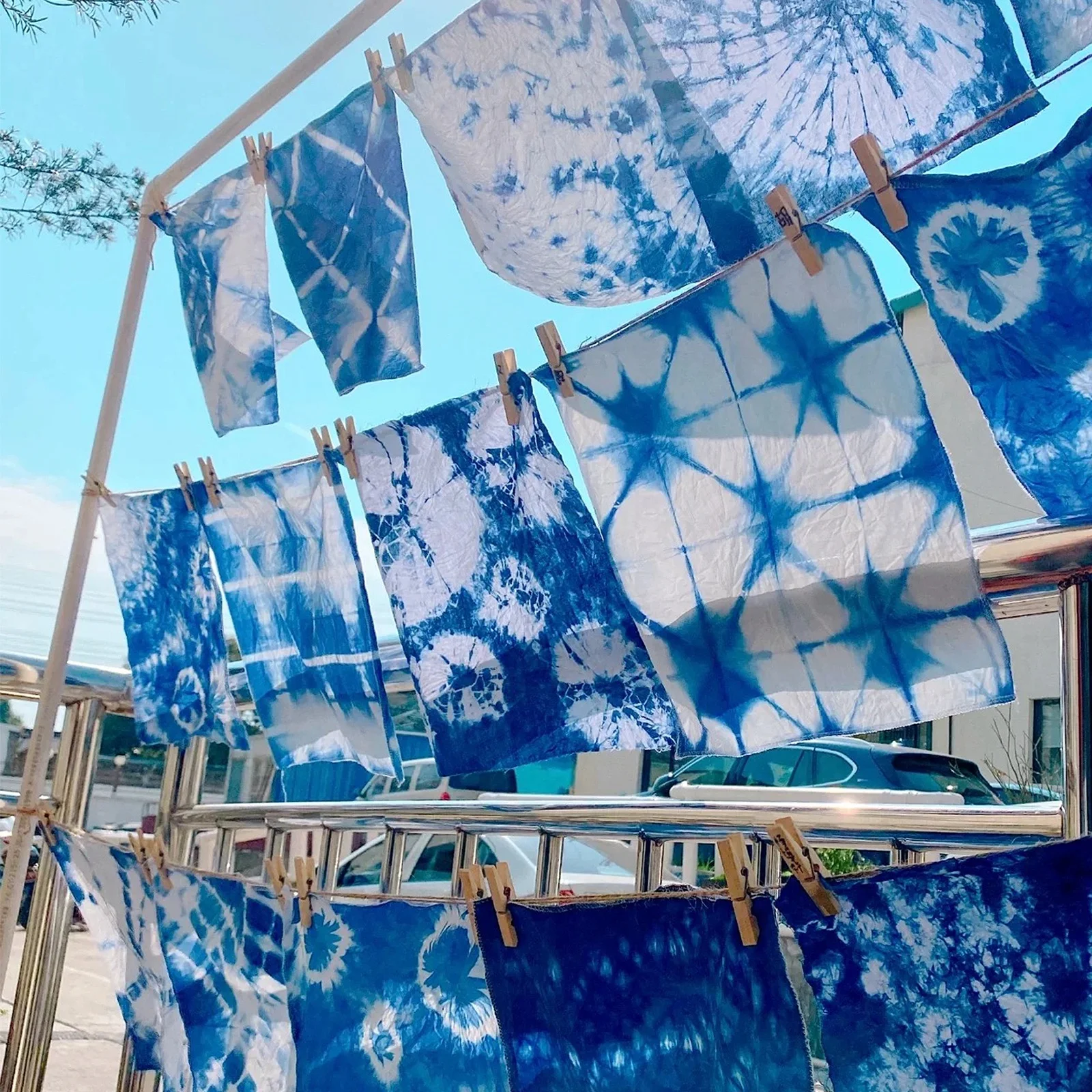 50ml/병 패브릭 타이다이 파우더, 옛옷 색상 복원, 면/나일론 의류 타이다이 염색용 무료 염색 파우더