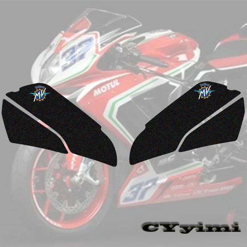 Moto Serbatoio Carburante Pad Serbatoio Grip Protezione Adesivo Ginocchio Grip Side Applique Per Mv Agusta F3 675 Rc 800 Ago Rc