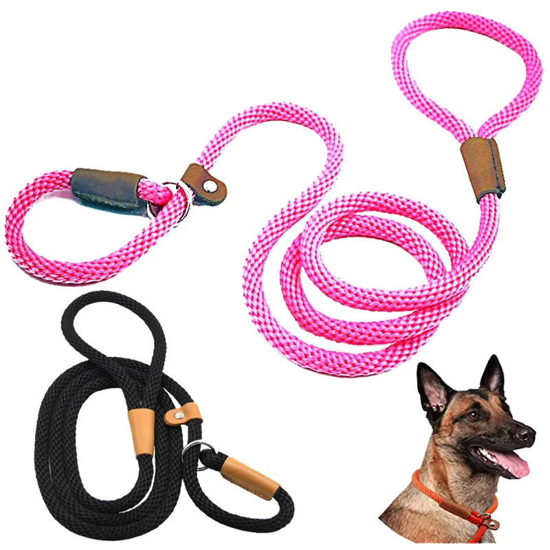

No Pull Dog Training Leash Adjustable Lead Leashes Strong Mountain Climbing Rope Leash Slip Lead Dog Leash Heavy Duty Dog Collar