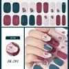 16/18/20Tips French Gel Nail Strips Patch Sliders Adhesive Waterproof Long Lasting Full Cover Gel Nail Stcikers UV Lamp Need 3