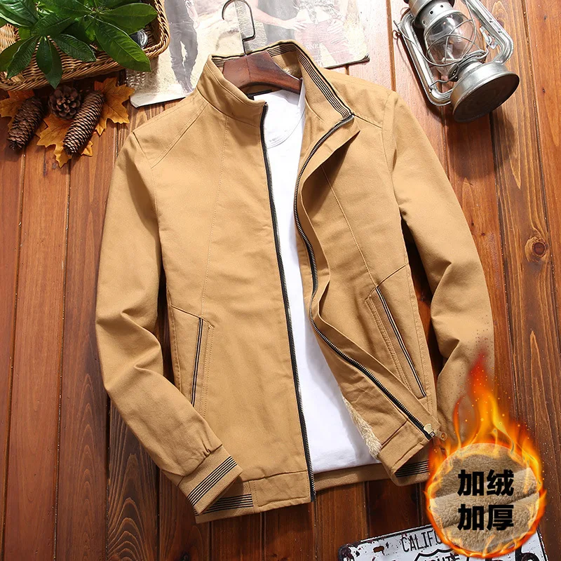 

Mens Winter Parkas Jacket Mens Business Casual Slim Fleece Thicken Warm Cargo Bomber Jackets Outdoor Windbreaker Baseball Coats