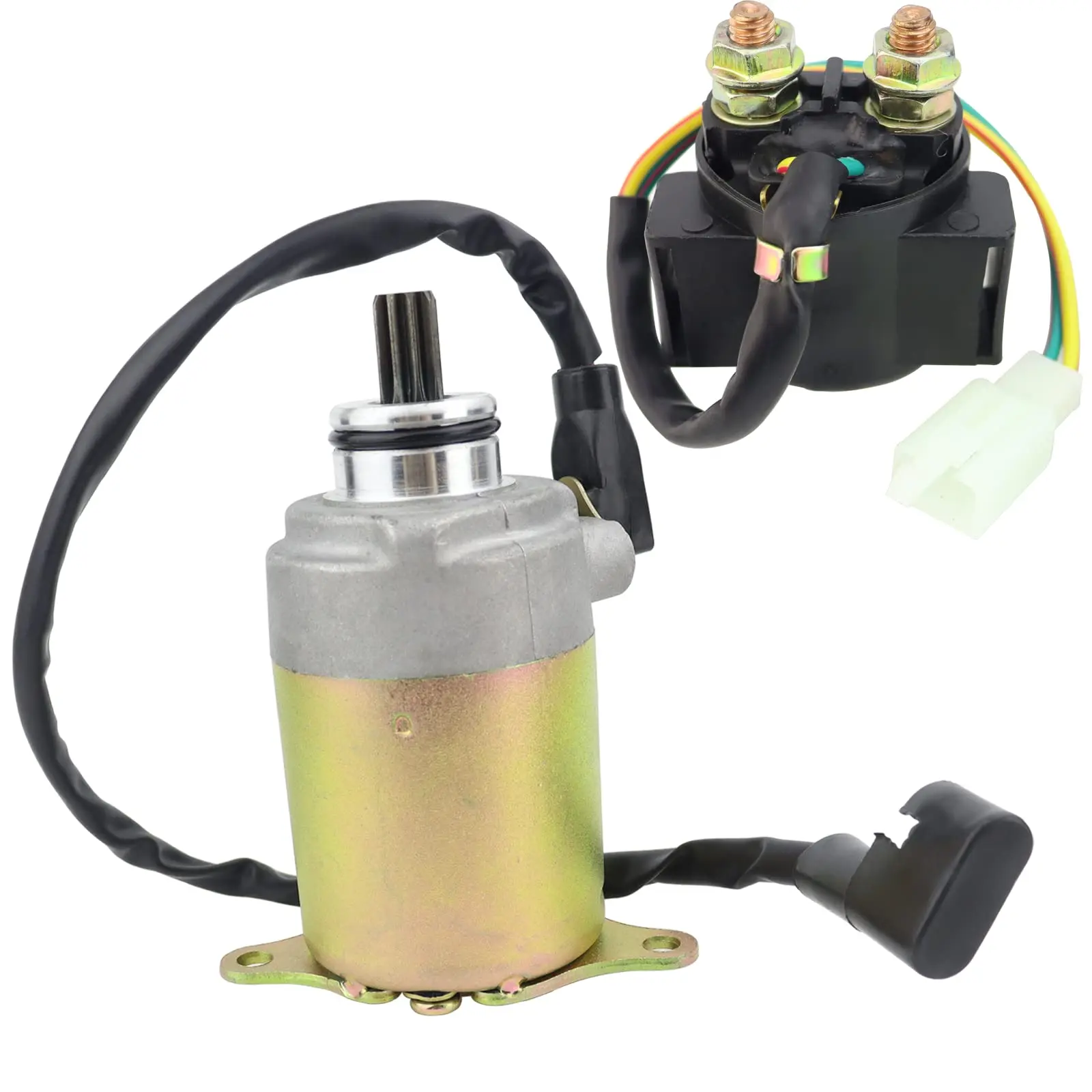 JDMON Starter Motor For GY6 150cc / 200cc ATV, Scooter, Go-Kart & Quad – 1.4 KW, 12V, 9-Tooth – Direct Fit