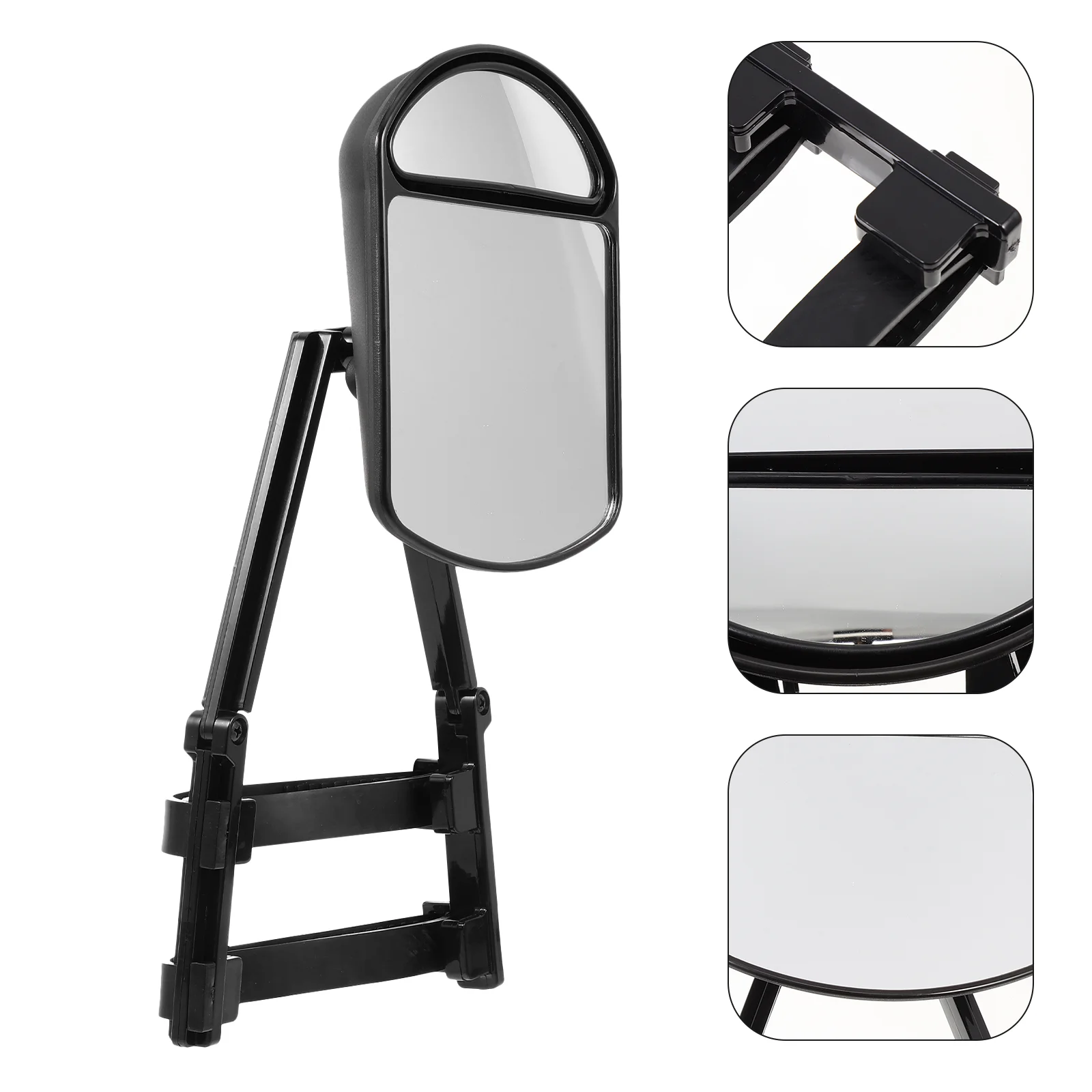 

Trailer Towing Dual Mirror Universal Clip-on Trailer Wing Mirror Extension Towing Mirror