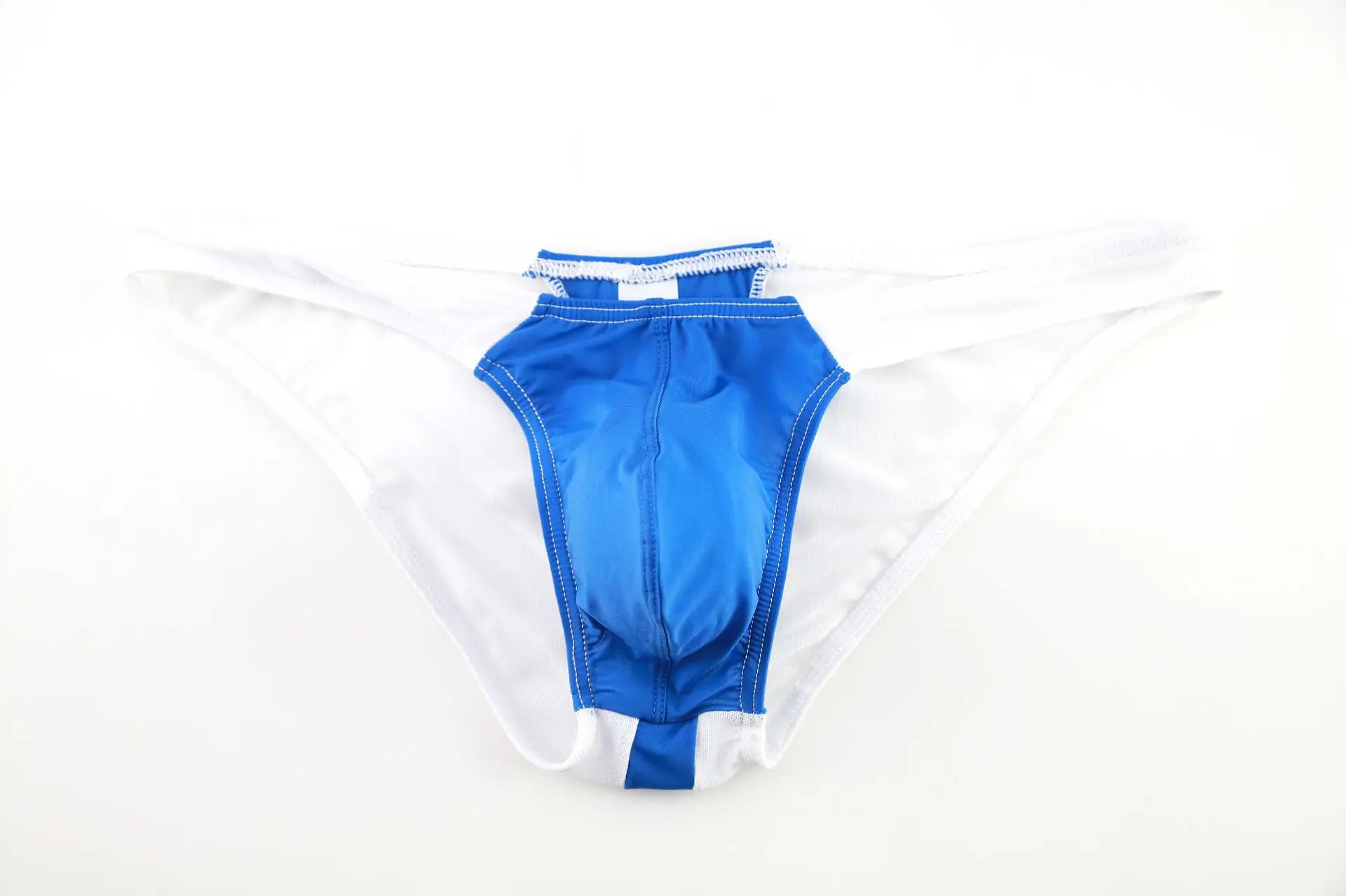 Sexy Underwear Mens Briefs Bikini Slip Homme Thin Transparent Ice Silk Panties Man Breathable Low Waist Pouch Underpants Cueca white boxer briefs