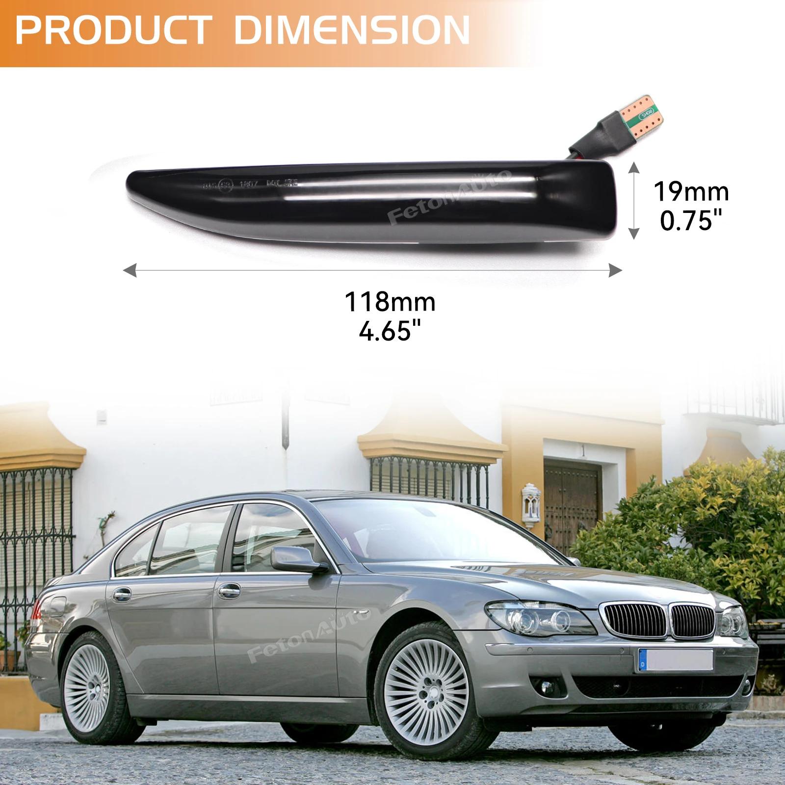 LED ̵ Ŀ ̷ ǥñ , 帣   õ, ڹ, BMW 7 ø E65 E66 E67 E68 2001-2008, 2 