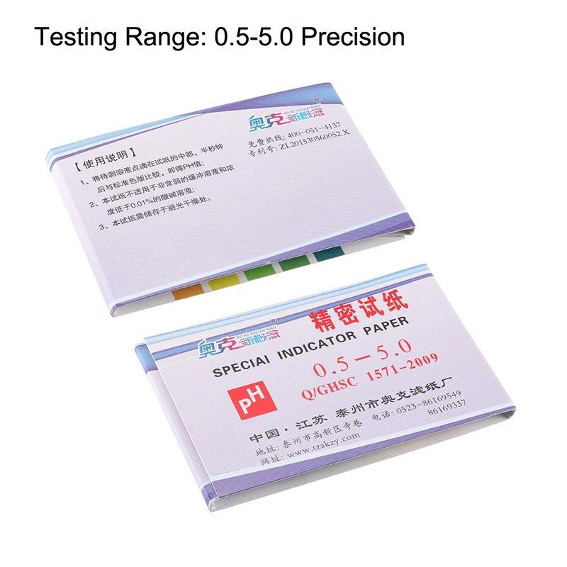 Description Picture 5 of itemPH Test Strips Indicator Paper Lab Litmus Tester 80 Strips for Water Food Pool Aquarium Testing Alkaline Acid