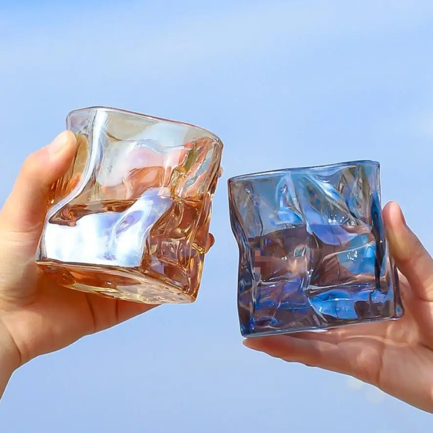 Shining Crystal Old Fashioned Tumblers 280Ml Capacity Set Of 4