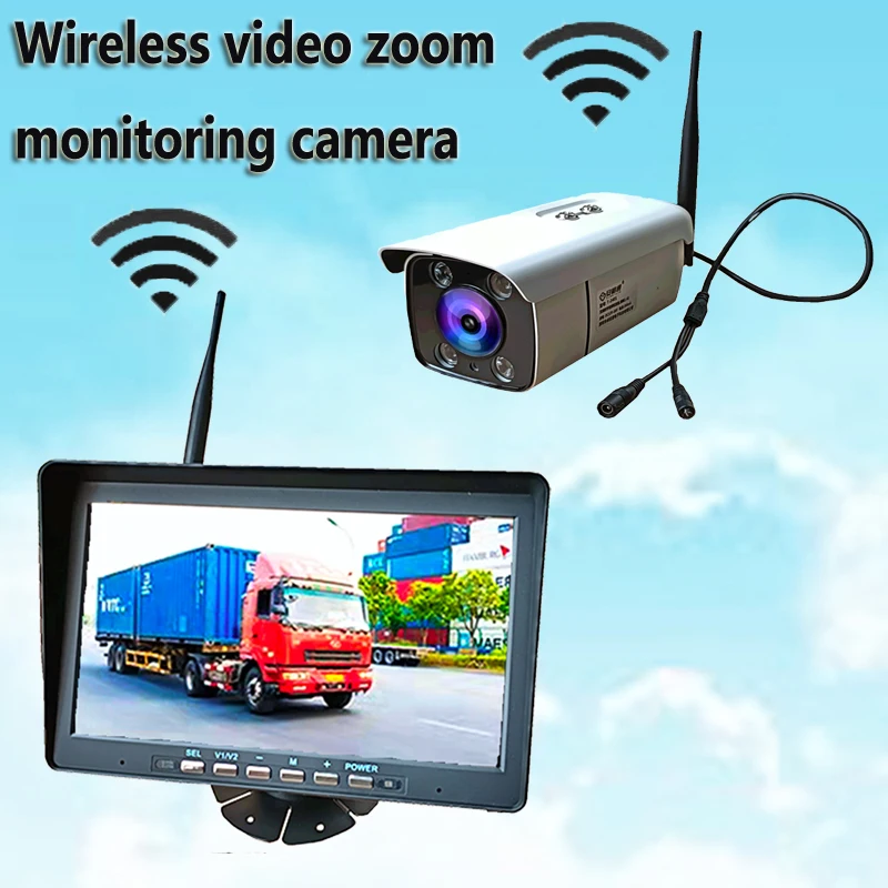Crane Wireless Zoom Car Reversing Rear Camera Digital Display Full Color Night Vision AHD1080P24