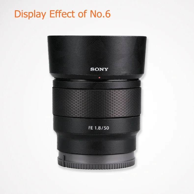 SEL50F18F 카메라 렌즈 스티커 코트 랩 보호 필름 바디 데칼 스킨 FE 50 F1.8 50mm 1.8 FE50mm 1.8/50 FE50mm/1.8