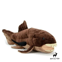Dunkleosteus Terrelli High Fidelity Anime Cute Plushie Fish Plush Toys Lifelike Archaic Animals Simulation Stuffed Doll Toy Kid 1