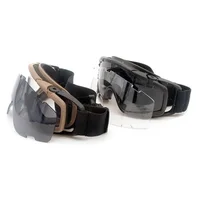 FMA Cooler Fan Version Black Tactical   Glasses SI-Ballistic Goggle 1