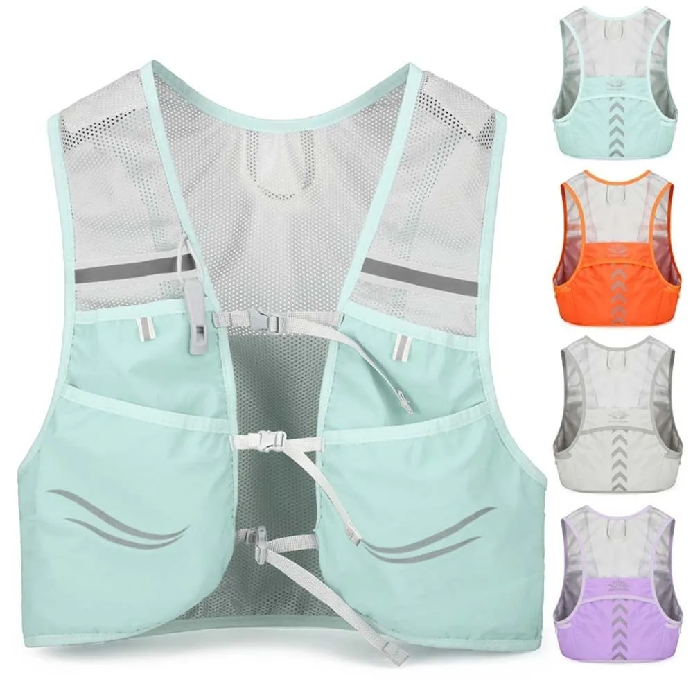 Reflective vest bag worn for running cycling climbing outdoor