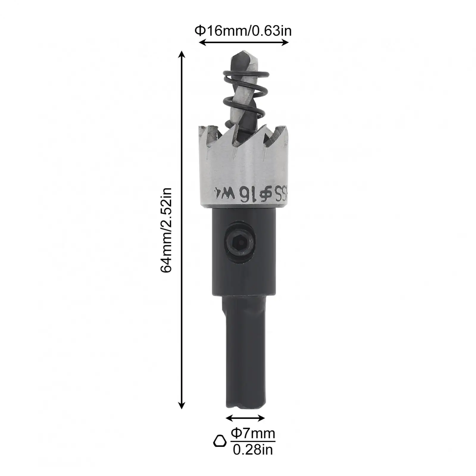 Visualizador de Porta de Alta Definição com Cobertura Rotativa, Espessura de 1,33 a 2,3in Porta, Home Office e Hotel, 16mm