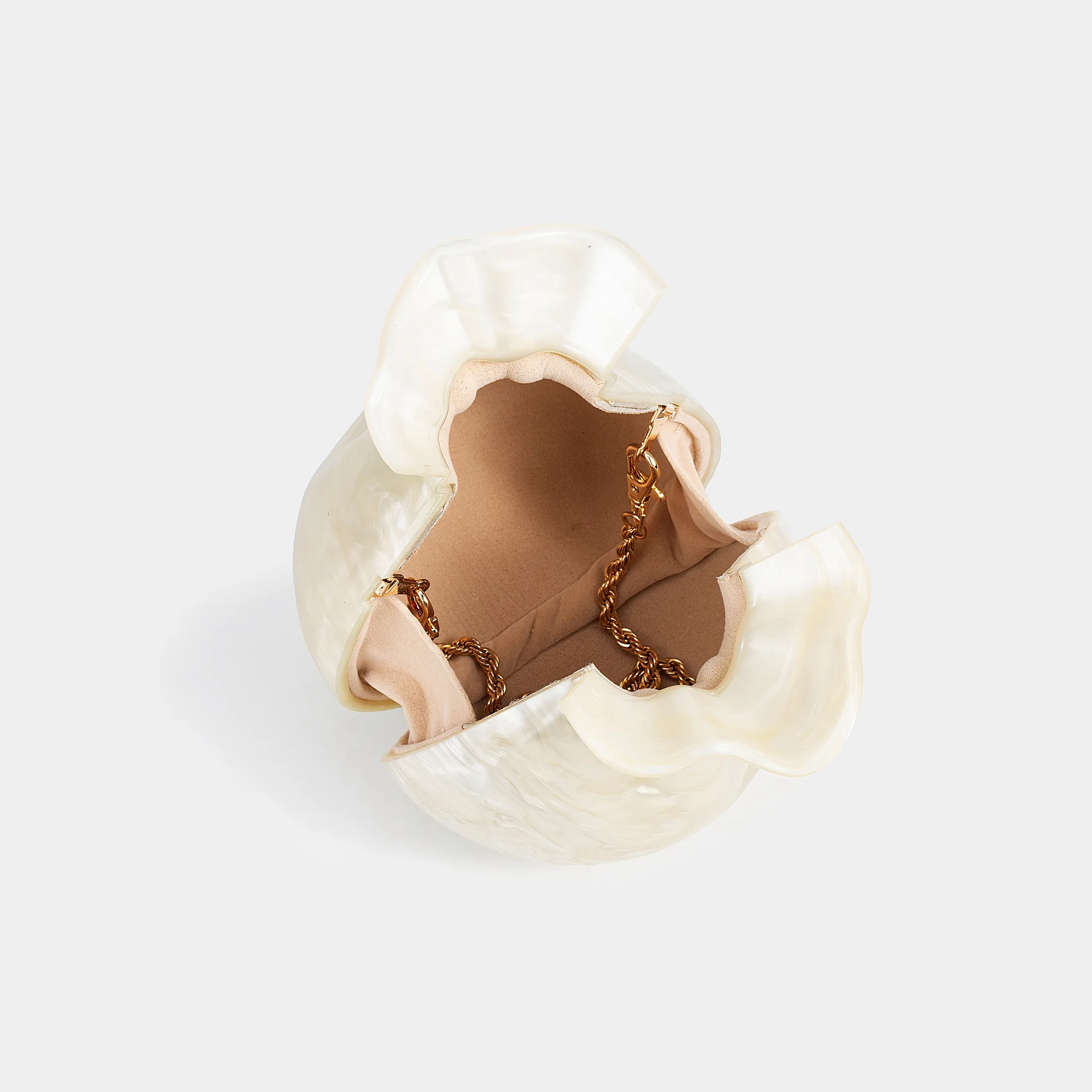 Women Acrylic Shoulder bag cute Evening Clutch Bag with beaded strap For Wedding Party Luxury purse And Handbag Designer