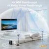 ULTIMEA 5.1.2 Sound Bar for Smart TV with Dolby Atmos, 8" Wireless Subwoofer, 4K HDR Pass-through, HDMI IN/eARC, 520W Peak Power 2