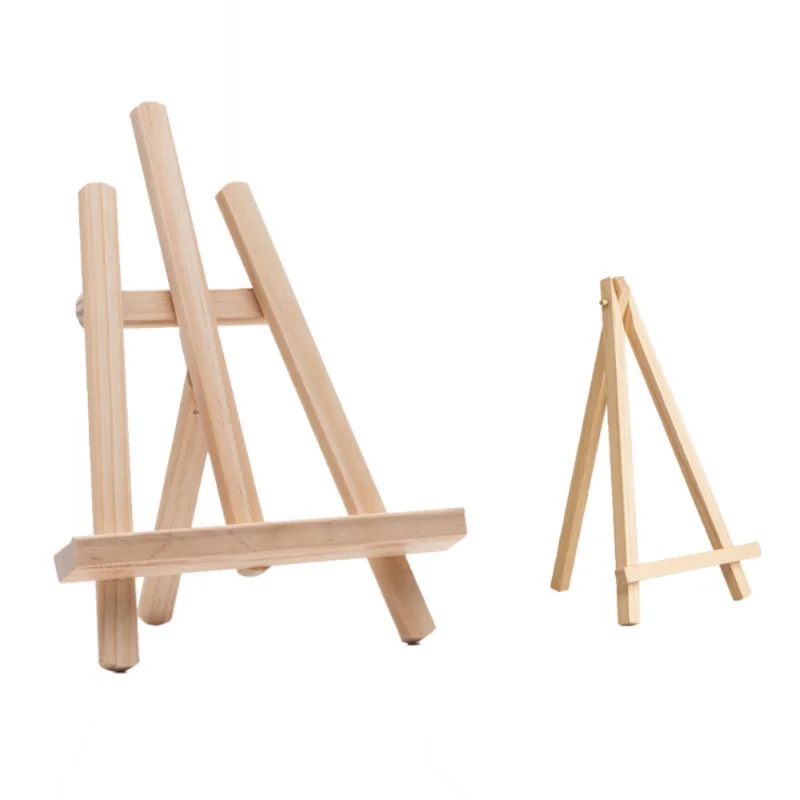 Foldable Desktop Wooden Holder For iPad Mobile Phone Tablet PC Stand Book Mini Easel