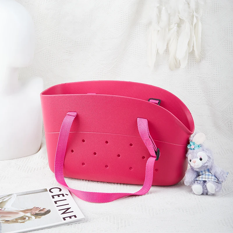 Bogg BagEVA New European and American Outdoor Tourism Beach Dopamine Candy Colored Shoulder Handba