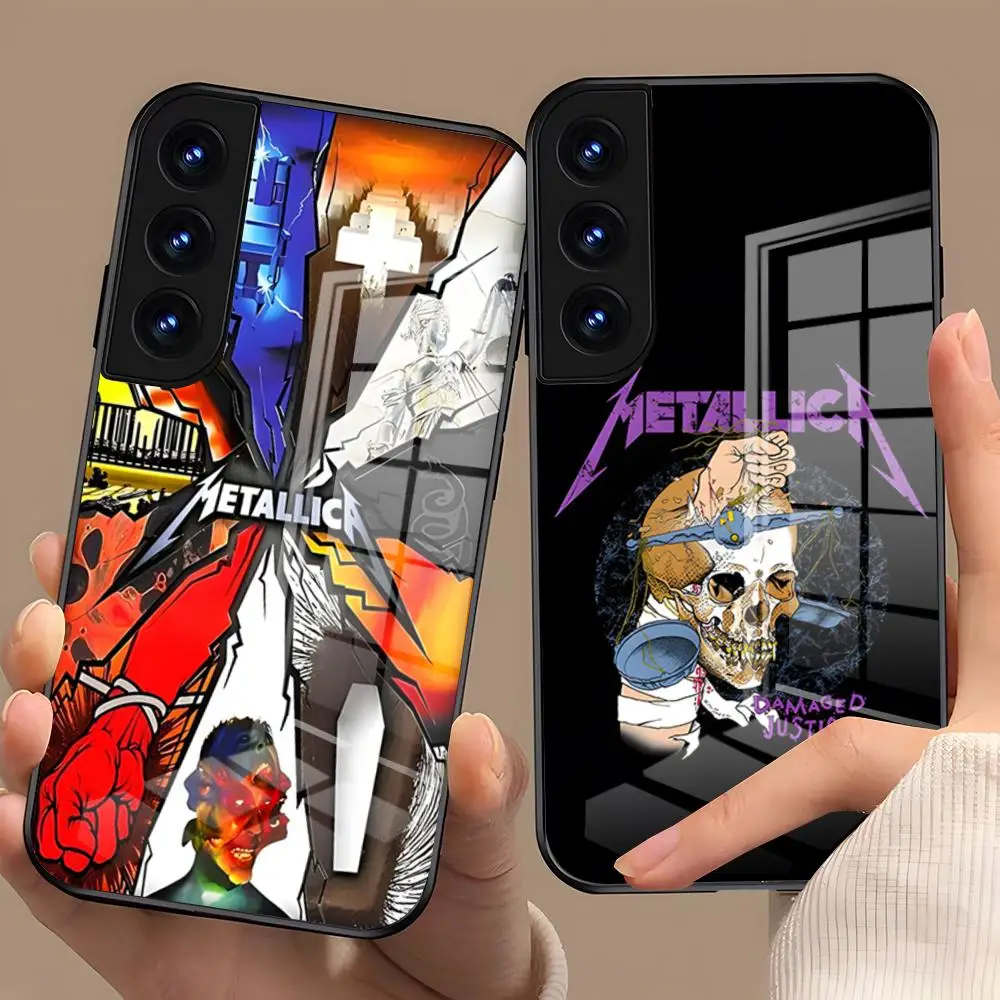 Rock Band METALLICA Shockproof Glass Phone Case