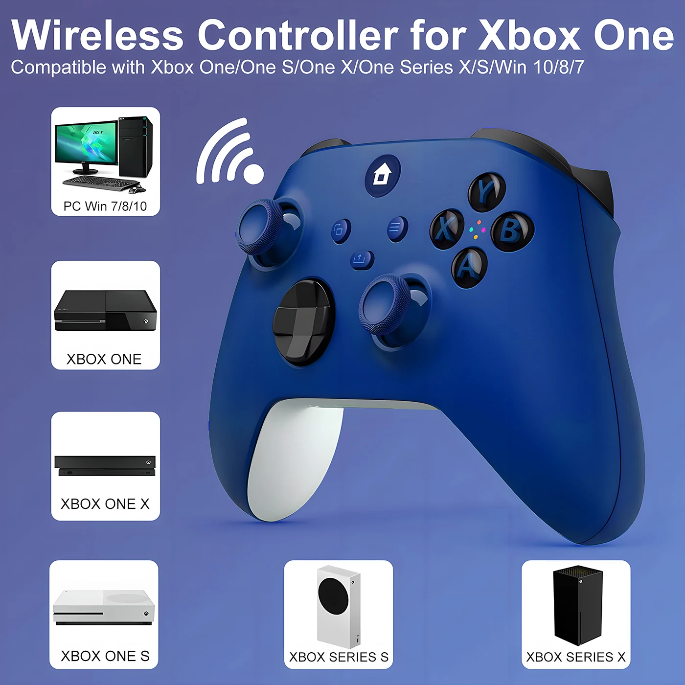 Xbox One コントローラー 2.4 グラムワイヤレスゲームコントローラー 