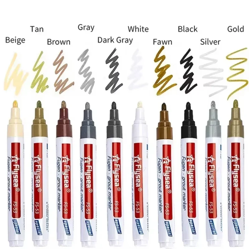 Grout Pen Permanent Tile Wall Grout Restorer White Repair Marker
