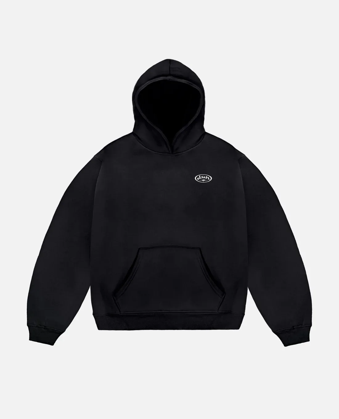 Korean Style Cool Boys Street Style Oversizeds Pullovers Black Fashioable Cottom Daily Sweatshirts for Couple Harajuku Hoodies 2