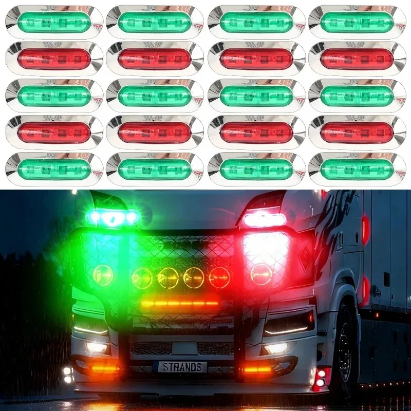 Marine Warning Light 12V Waterproof LED Strobe Beacon for Boat Yacht Universal Anti-Corrosion Emergency Light for Deck Vehicle