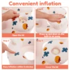Inflatable Baby Chair Portable Baby Sofa Breathable Inflatable Baby Chair PVC Multifunctional Seat Practice Sitting Bath Stool 5