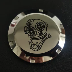 Stainless Steel Case Back for Seiko Watch Accessories (Helmet)