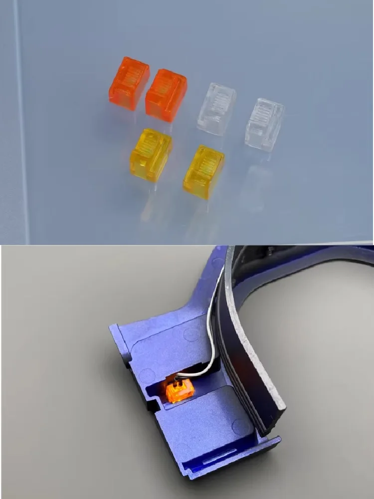 JUWUBA Modell 2-teiliges Fußpedal-Blinker-Upgrade-Beleuchtungsteile-Set für 1/14 Tamiya RC Truck Kipper für SCANIA R730 R470 R620 DIY – Detail 15