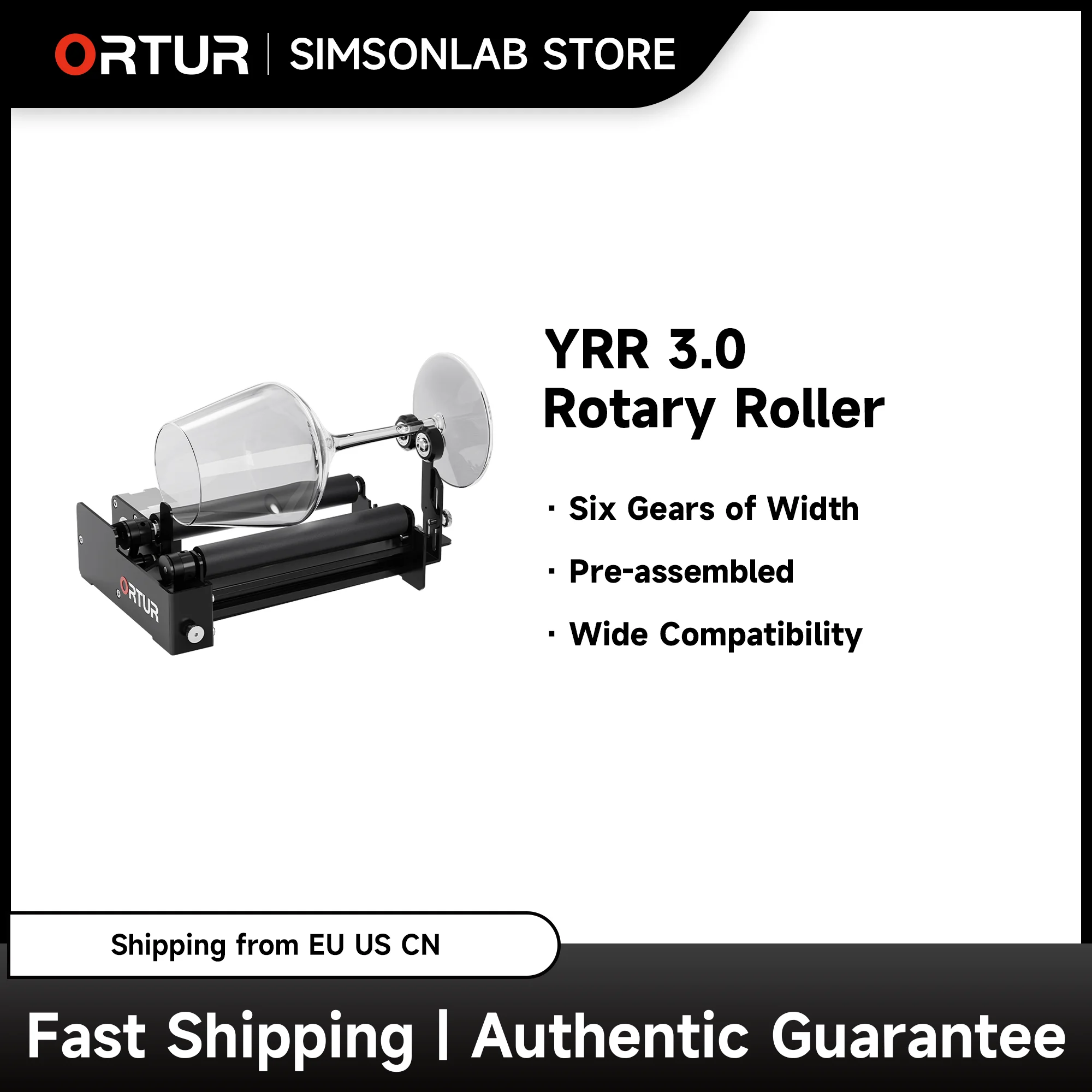 

Ortur YRR 3.0 Rotary Roller for Cylinder Engraving