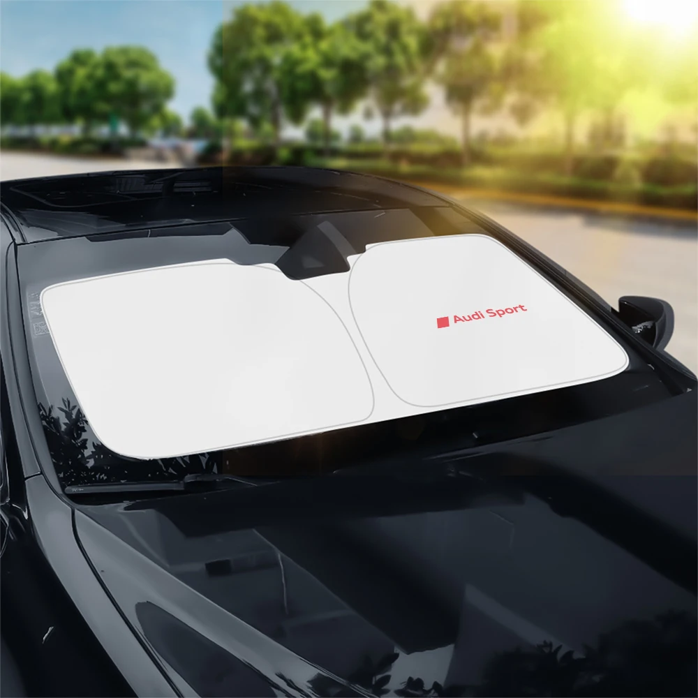 Car Windshield Sunshade Car Front And Rear Windshield Sunshade Protection Accessorie For Audi Sline A1 A2 A3 A4 A5 S3 S4 S5 S6 Q1 Q2 Q3 Q5 Q7 TT Quattro