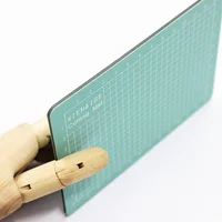 4 colorxiehaige 15*11Double-Sided PVC A6 Cutting Mat Multipurpose Self Healing Cutting Mats for Durable Paper Mat for Cutting 4
