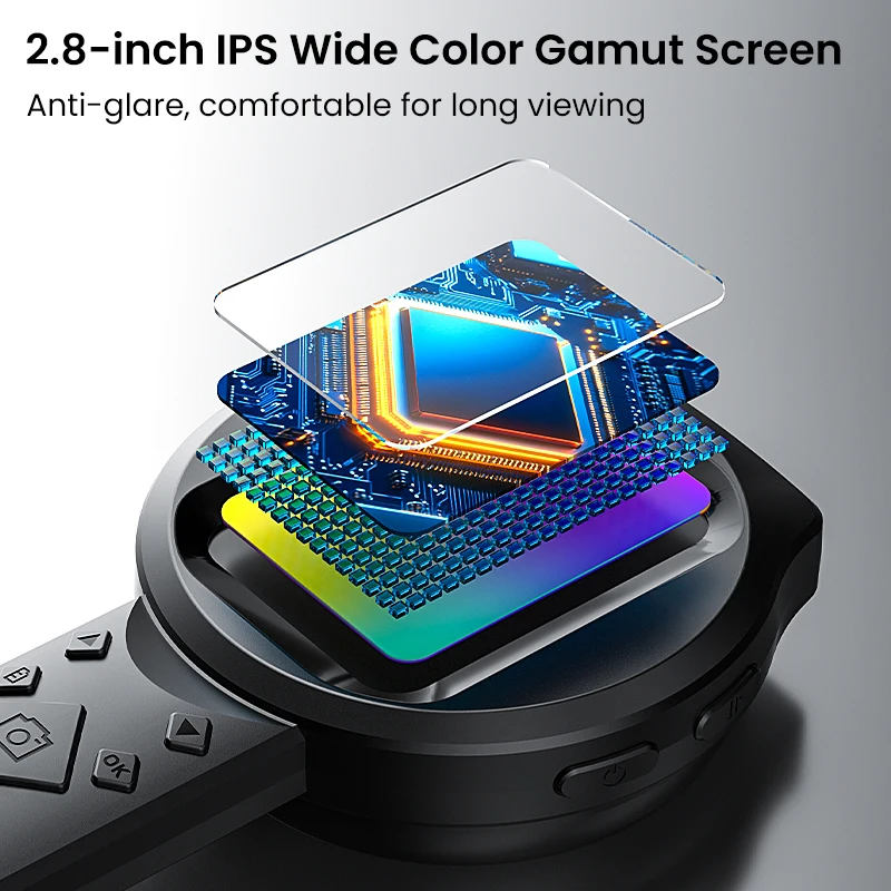 2.8'' IPS 디지털 돋보기 풀 HD 1080P 100X 휴대용 현미경 LED 조명이 있는 휴대용 확대경 전자제품 수리