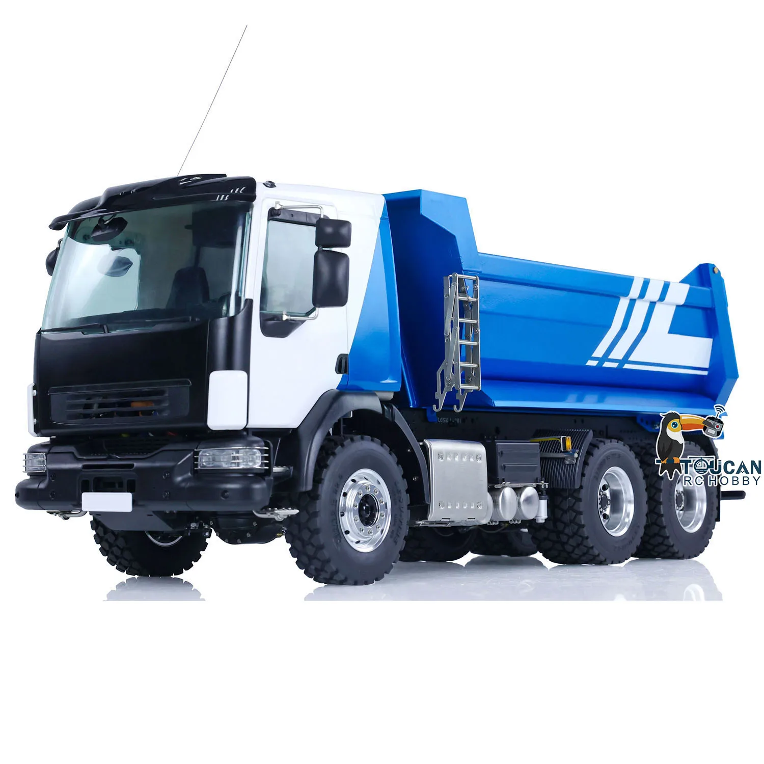 LESU 1/14 6x6 Hydraulic RC Dumper Truck Metal Remote Control Tipper Car Model Painted Assembled Toy Christmas Gift THZH1684 4