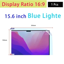 15.6 Anti-Glare Laptop Screen Protector Film (15 Blue 345x194mm)
