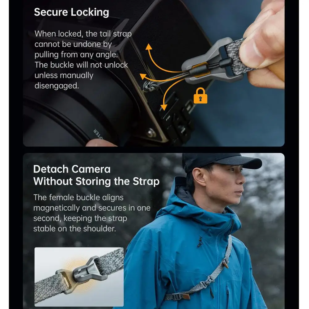 M00B5105 Maglink Magnetic Quick-release Shoulder Strap Pro V2 for DSLRs Telepho